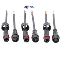 Système de lampadaire solaire faisceau de câbles Led moulé M16 2 ~ 6pin mâle femelle connecteur PIN fil à fil connecteur LED