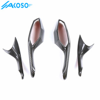 Kits de pièces de carénage de couverture de miroir AKOSO couvertures de rétroviseur en Fiber de carbone de moto pour Yamaha R1 R1M 2020 2021 2022 2023 2024