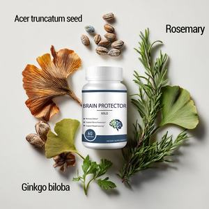 OEM Premium <span class=keywords><strong>Alpha</strong></span> Brain Complément Capsules Focus Concentration Cerveau Pilules de Soutien à la Mémoire Capsules d'Acide Neuronique - Product Image 3