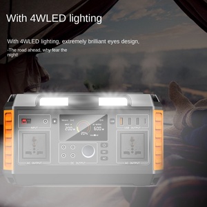 Système d'alimentation d'urgence extérieur OEM personnalisé 600W MPPT LiFePO4 avec onduleur à onde sinusoïdale pure pour camping-car - Product Image 4