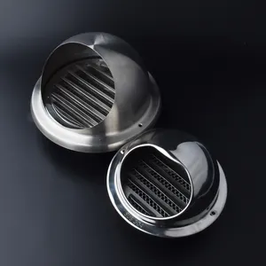 Factory Price HVAC Parts Vent hood Cover Wall Outlet SS304 kitchen Exhaust Grille Duct Ventilation Air Vent For Ventilation