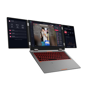 16 \ "+ 10,5 \" + 10,5 \ "<span class=keywords><strong>Laptop</strong></span> de negocios Intel I7 1260P 1TB Almacenamiento Diseño de tres pantallas Reconocimiento facial Desbloqueo Soporte externo - Product Image 5