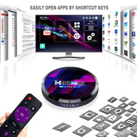 Amlogic S905X4 Set Top Box H96 Max X4 Internet 8K HD Android 10,0 Smart Tv Box con control remoto