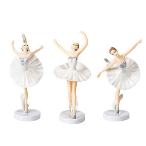 Decorazione per Torta a Tema Principessa Ballerina, Bellissima Bambola Ballerina Principessa, Accessori per Decorazione <span class=keywords><strong>Torte</strong></span> di Compleanno per Ragazze - Product Image 5