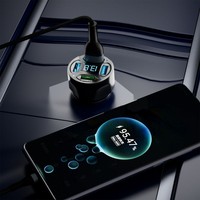 4IN1 3.1A chargeur USB de voiture à charge rapide adaptateur de téléphone USB 4 ports allume-cigare universel pour iPhone Samsung