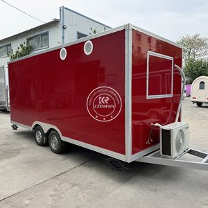 2025 Food Concession Trailers Food Truck Fully Equipped <b>Kitchen</b> Coffee Food Cart <b>Mobile</b> Restaurant - Product Image 2