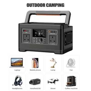 Station d'alimentation portable 500W avec batterie LiFePO4 520Wh, générateur solaire MPPT 1000W pour voiture, camping en plein air, maison, alimentation de secours d'urgence - Product Image 2