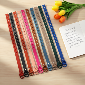 Ruban à œillets pour ceintures en tissu, 2.3Cm, 6 pièces, sangles réglables colorées avec boucles métalliques - Product Image 3