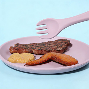 Assiettes pour tout-petits en silicone incassable, divisées, avec ventouse, compatibles micro-ondes et lave-vaisselle, ensemble d'alimentation - Product Image 6