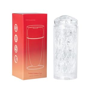 Godess Cup Transparent Crystal White TPE Réaliste Pocket Pussy pour Hommes YAWA TF016 4 Types - Product Image 4