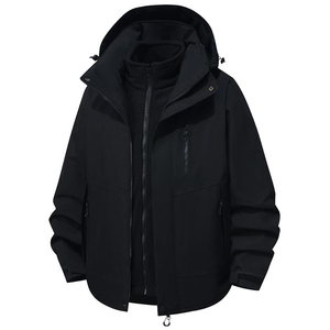 Chaqueta de Esquí Impermeable y Cortavientos para Hombre, con Capucha y Forro Polar Cálido, Chaqueta de Invierno Cortavientos Personalizada para Mujer - Product Image 2