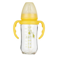 Ensemble de bouteilles de lait en verre pour bébé