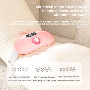 Warm Palace Belt Artefacto menstrual Compresa caliente Masaje Vibración Protección de la cintura Aliviar el dolor de frío uterino Masajeador abdominal - Product Image 2