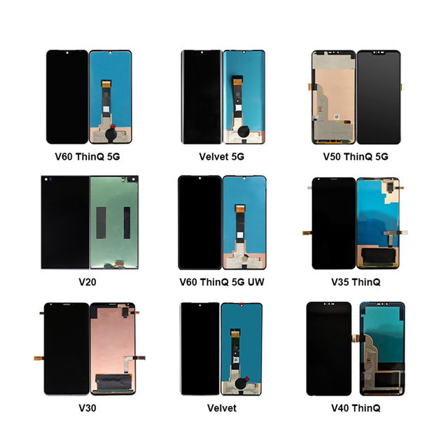 Good Supplier Original Mobile Phone Display Lcd Screen Replacement for LG V10 V20 V30 V35 V40 V50 V50S V60 ThinQ Velvet 5G