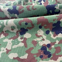 Fabricants fournissent Japon Ground Self-Defence Force Camouflage mélangé imperméable résistant à la déchirure respirant tissu à carreaux