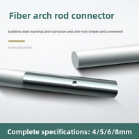 Connecteurs de tubes galvanisés en vrac pour serres, poteaux de soutien en fibre de verre, arches, abris et moustiquaires
