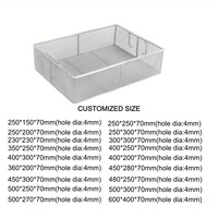 Panier pour lave-vaisselle Quality Industries, panier de lavage à mailles fines, organisateur durable en acier inoxydable avec design perforé