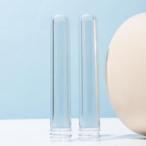 28mm tooth 50g Transparent PET Plastic <b>Preform</b> Tube for Shampoo Conditioner Shower Gel Bottles Threaded <b>Preforms</b> Packaging - Product Image 2