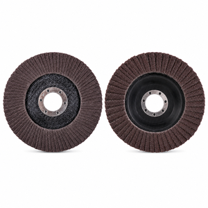 Disque à lamelles abrasif en oxyde d'aluminium calciné <span class=keywords><strong>de</strong></span> qualité supérieure 125 mm T27 P60 avec lamelles <span class=keywords><strong>de</strong></span> 27x16 mm pour le meulage des métaux - Product Image 2