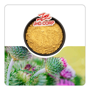 EUA/UE Armazém Bulk Plant Extract Fornecimento de Fábrica Melhor Preço Silimarina 80% UV Isosilybin 30% HPLC Milk Thistle Extrato Em Pó - Product Image 1