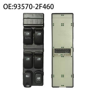 Interrupteur de lève-vitre en plastique ABS 93570-2F460 pour porte avant gauche de véhicules Kia Cerato 2003-2009 - Product Image 4