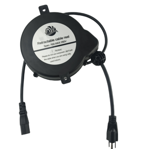 Carrete telescópico automático estándar americano, extensión de cable de alimentación, carrete de Cable de carrete americano, 2 - Product Image 1