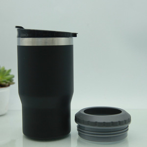 Gobelet de bouteille de bière en acier inoxydable 14oz à usage multiple avec 2 couvercles en option - Product Image 5
