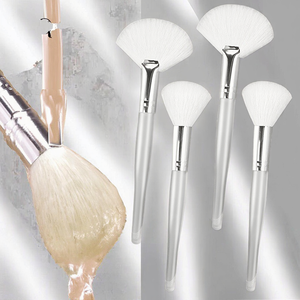 Outils de <span class=keywords><strong>maquillage</strong></span> pinceaux de masquage nettoyants pour le visage personnalisés <span class=keywords><strong>applicateur</strong></span> cosmétique moelleux avec poignée pour masque d'argile <span class=keywords><strong>mousse</strong></span> d'esthéticienne - Product Image 4