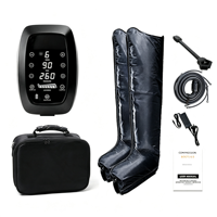Bottes de massage à compression d'air pour les jambes, six chambres, enveloppement complet, masseur à air, thérapie sportive, récupération musculaire pour athlètes, physiothérapie
