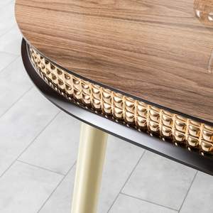 Mesa de Comedor Rectangular Moderna Rosse de Mármol y Metal para 8 Personas, Muebles de Hotel, Diseño Contemporáneo Duradero, Turquía - Product Image 4