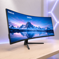 Moniteur PC incurvé 49 pouces 240Hz 1ms IPS 5K DQHD pour poste de travail de bureau - Vente en gros fabricant
