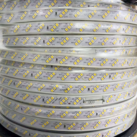 Bande Lumineuse LED 220V Haute Luminosité 2835 Trois Rangées 180 LED/m 100m/Rouleau Étanche IP67 Éclairage Paysager Extérieur Rouge Bleu Vert