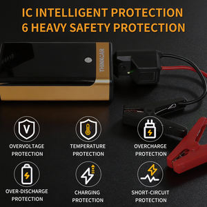 THINKCAR Chargeur <span class=keywords><strong>de</strong></span> batterie <span class=keywords><strong>de</strong></span> <span class=keywords><strong>voiture</strong></span> portable d'urgence, démarreur 16000 mAh 12V, kit <span class=keywords><strong>de</strong></span> <span class=keywords><strong>démarrage</strong></span> d'urgence portable avec <span class=keywords><strong>câble</strong></span> - Product Image 2