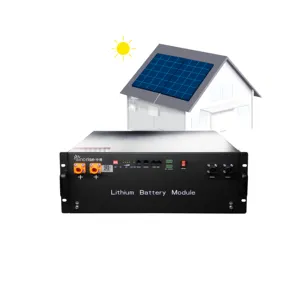 Batería de alta tensión us2000 us3000, 48v, iones de litio solar, 100AH, 200AH, recargable, protección de alta/baja temperatura