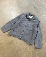 Veste de travail personnalisée pour homme, veste de travail en toile pour homme, veste vintage à carreaux doublée avec fermeture éclair