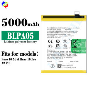 OEM BLPA05 аккумулятор для мобильного телефона Reno 10 5G Reno l0 Pro A2 Pro 5000mAh аккумулятор - Product Image 2