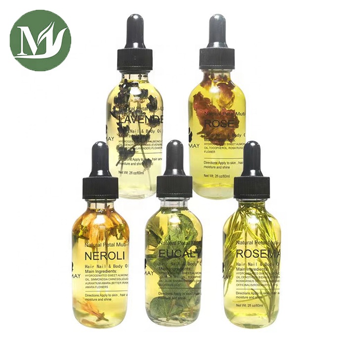 Частная торговая марка, 100% чистое эфирное масло, натуральные лепестки роз, многофункциональное масло для лица и тела