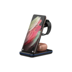 Tablette populaire <span class=keywords><strong>3</strong></span> en 1 support de charge sans fil <span class=keywords><strong>chargeur</strong></span> rapide pour <span class=keywords><strong>Samsung</strong></span> <span class=keywords><strong>Galaxy</strong></span> Phone <span class=keywords><strong>Watch</strong></span> Buds - Product Image 3