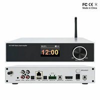 CL-500W HiFi 家用无线扩音器 100Wx2 铝制遥控器 BT AirPlay DLNA Spotify 5.4 USB 光纤