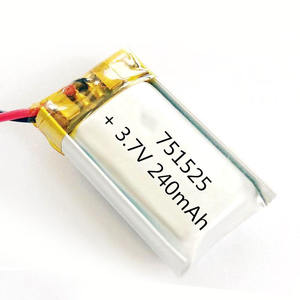 2/5/10/20 Buah Baterai Lithium Polymer Ion 3.7V 240MAh 2.0Mm Baterai Konektor JST Ukuran 7.5Mm * 15Mm * 25Mm - Product Image 3