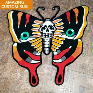 3D Custom Shape Handmade Hand Tufted Carpet Soft Rug Thick Mat