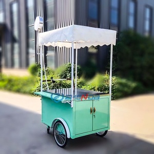 Camion de Gastronomie Mobile, Stand d'Entrepreneuriat, Chariot Compact, Véhicule Promotionnel pour Hot-dogs et Limonade en Extérieur, Véhicule de Restauration Rapide - Product Image 4