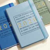 Agenda personnalisé avec logo 2026, journal relié rigide A5 avec couverture en PU, produit promotionnel