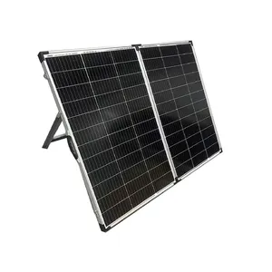 Panneau solaire pliable 80W Module de cellule PV portable mono avec pieds de support