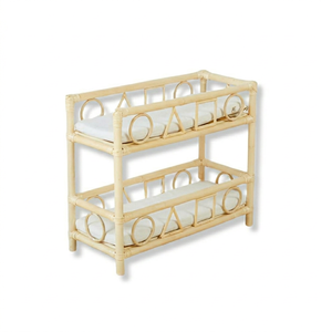 Lit bébé en rotin Nhat Minh, design tropical, pour bébés de 0 à 3 ans, lit enfant, matériau naturel, utilisation sûre et saine - Product Image 1