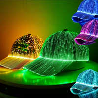 Cappello Snapback Luminoso RGB con Ricarica USB, Cambia Colore, Ecologico, per Regali di Benvenuto, Festival Musicali, Ringraziamento - Nuovo Arrivo 2026