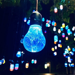 Hot bán ngoài trời chiếu sáng trang trí ngoài trời Mall công viên lễ hội đa màu sắc nhựa đầy màu sắc mặt dây chuyền <span class=keywords><strong>LED</strong></span> tráng men đèn đồ trang trí - Product Image 1