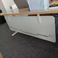 Panneaux de bureau en métal, convertibles, extensibles, modulaires, personnalisables, couverture sous le bureau, styles variés, bureau de bureau moderne, confidentialité
