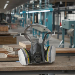 चीन 7500 हीपा फिल्टर संचालित एयर प्यूरीटिंग धूल गैस मास्क - Product Image 5