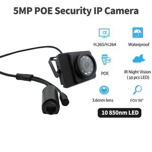 Cámara de Seguridad Exterior Mini Tipo POE IP IR <span class=keywords><strong>Nest</strong></span> <span class=keywords><strong>Cam</strong></span>, Full HD 5MP, Impermeable IP66, Visión Nocturna 850nm, RTSP - Product Image 2